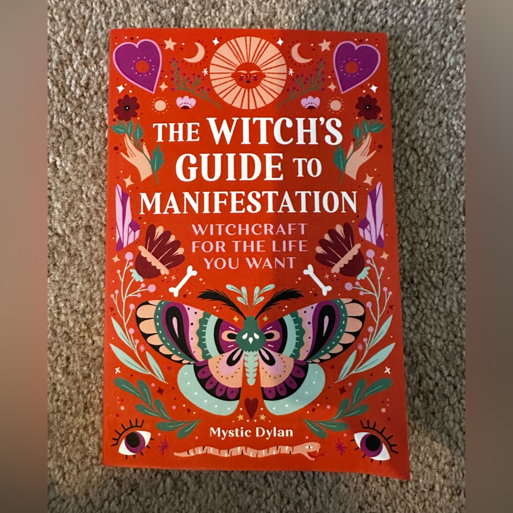 The Witch's Guide to Manifestation Book - Bright Orange Cover